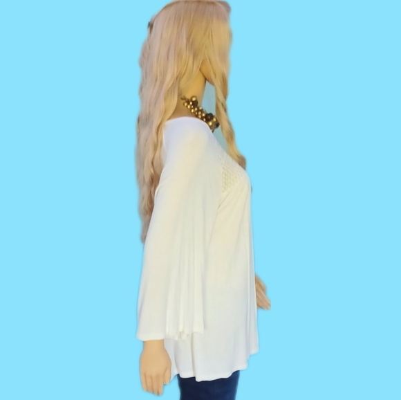 New!Old Navy L bell sleeve tunic top - Picture 4 of 8